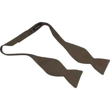 Vintage 1970's Adjustable Silk Bow Tie Neiman Marc