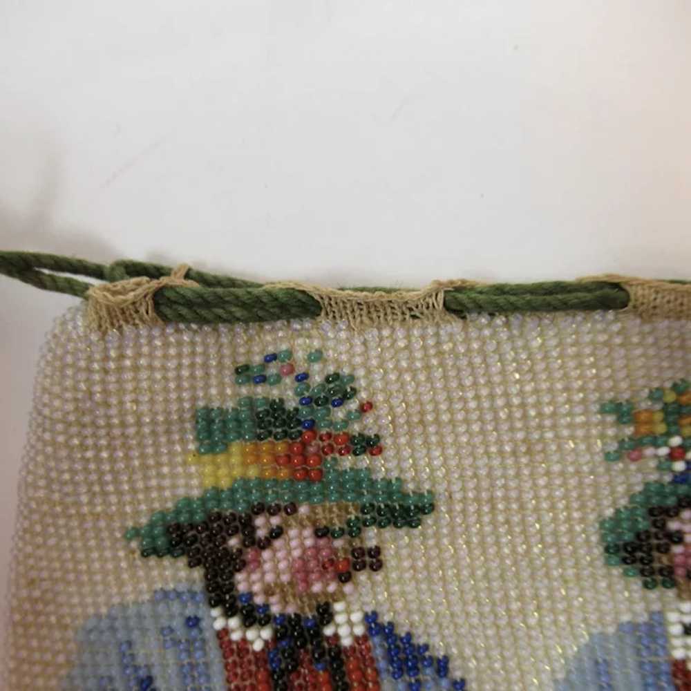 A Purse: Vintage / Antique Scenic Figural Beaded … - image 7