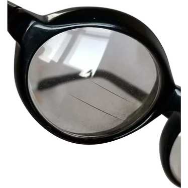 1960's Italian Safilo Amalfi 5 1/2" Black Eye Gla… - image 1