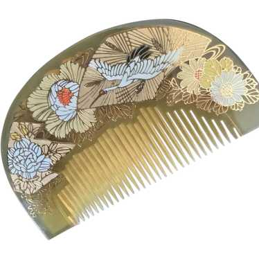 Vintage Japanese kushi comb hair ornament