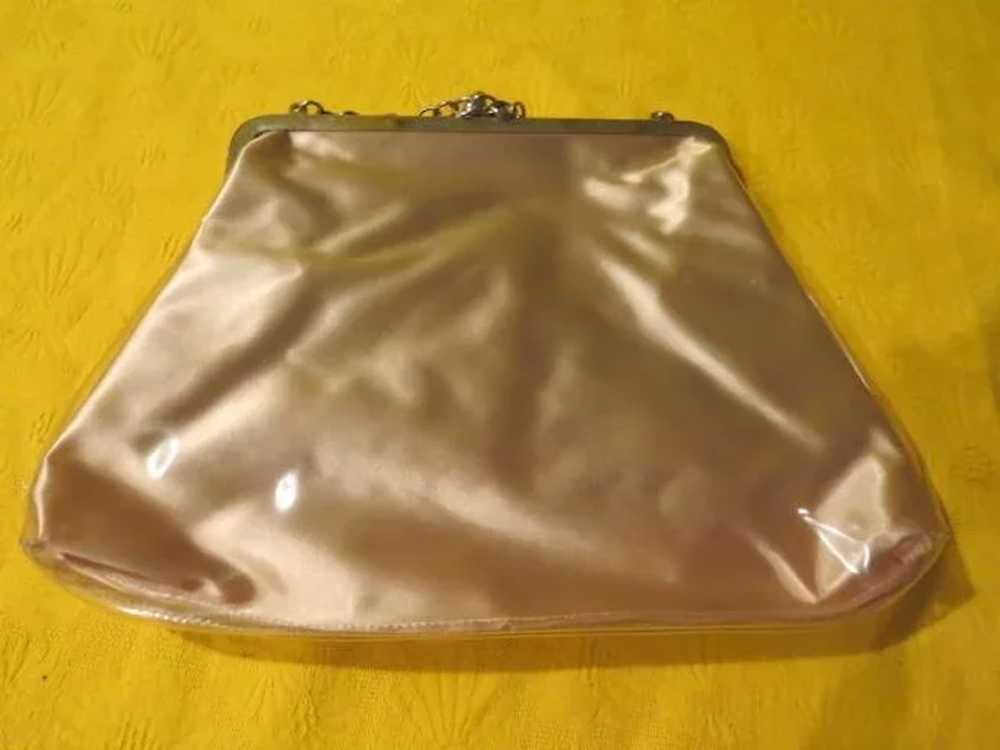Sequins Under Vinyl Handbag/purse - b214 - image 4