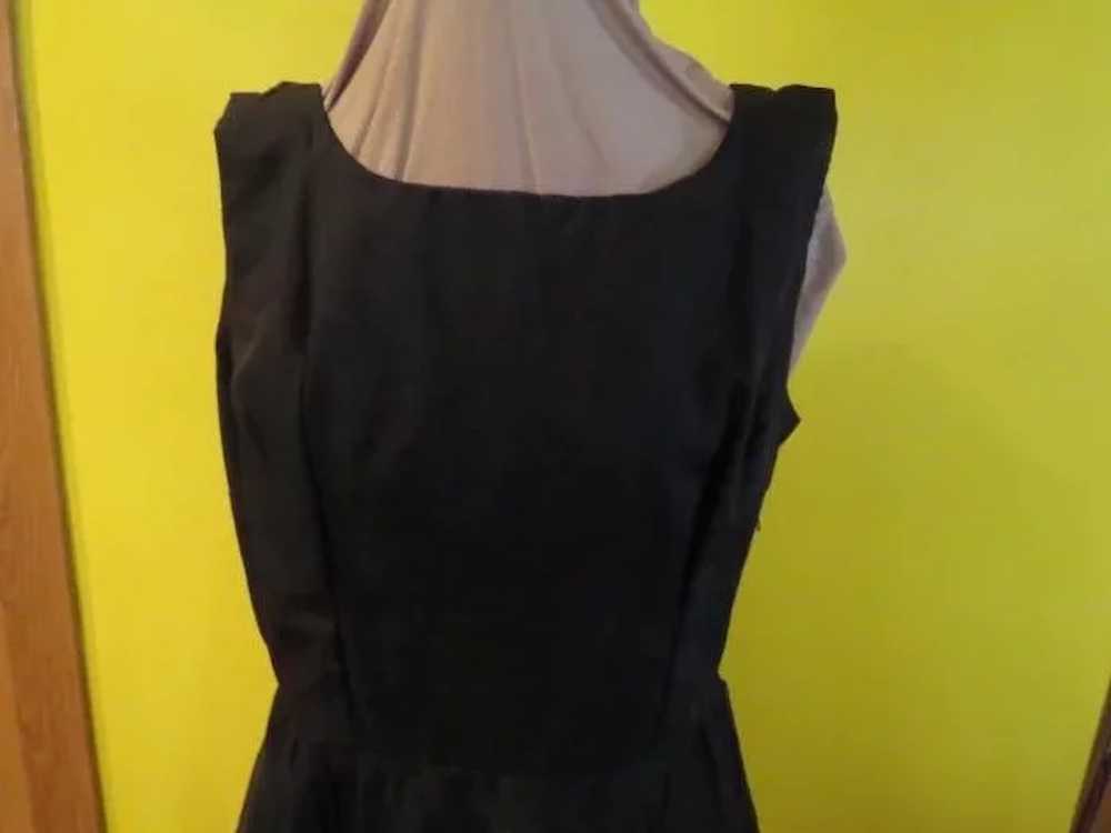Swirl of Chiffon Black Dress - image 2