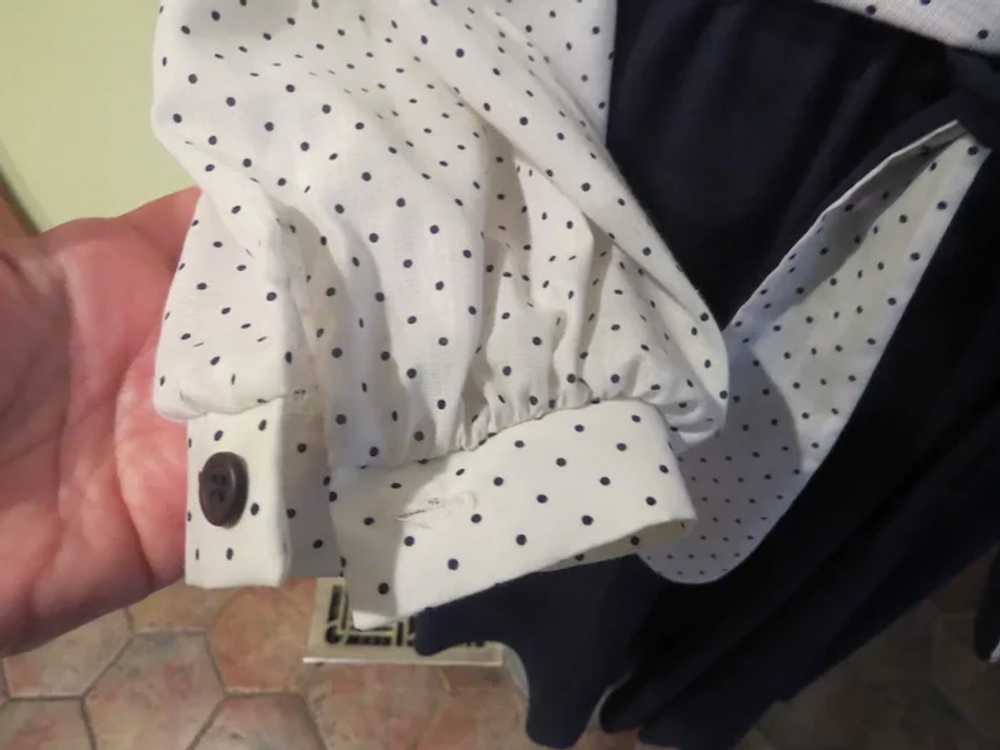 Dotted and Tucked Shirtwaist Dress - image 3