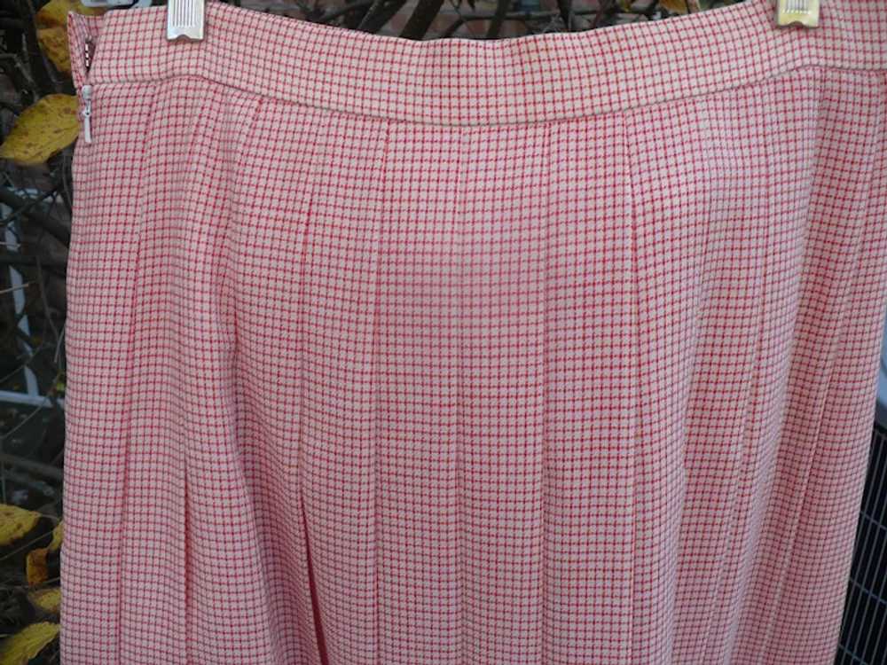 Burberry Wool Pleated Skirt - image 2