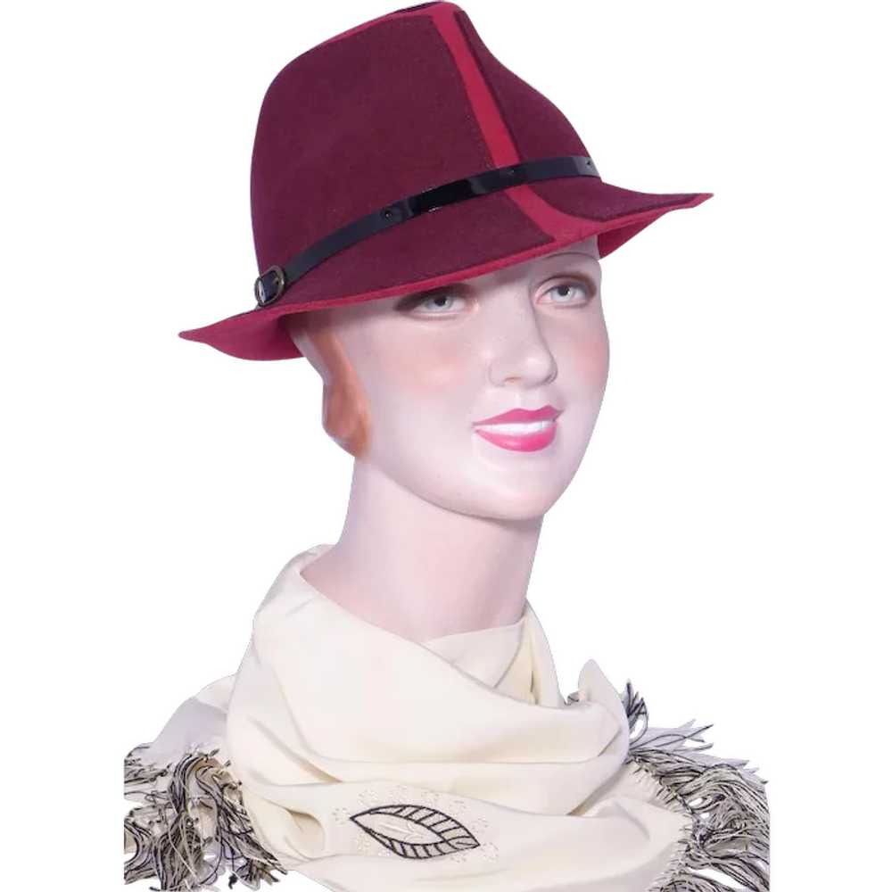 1990s Wool Felt Fedora Hat Sold at Nordstrom - image 1