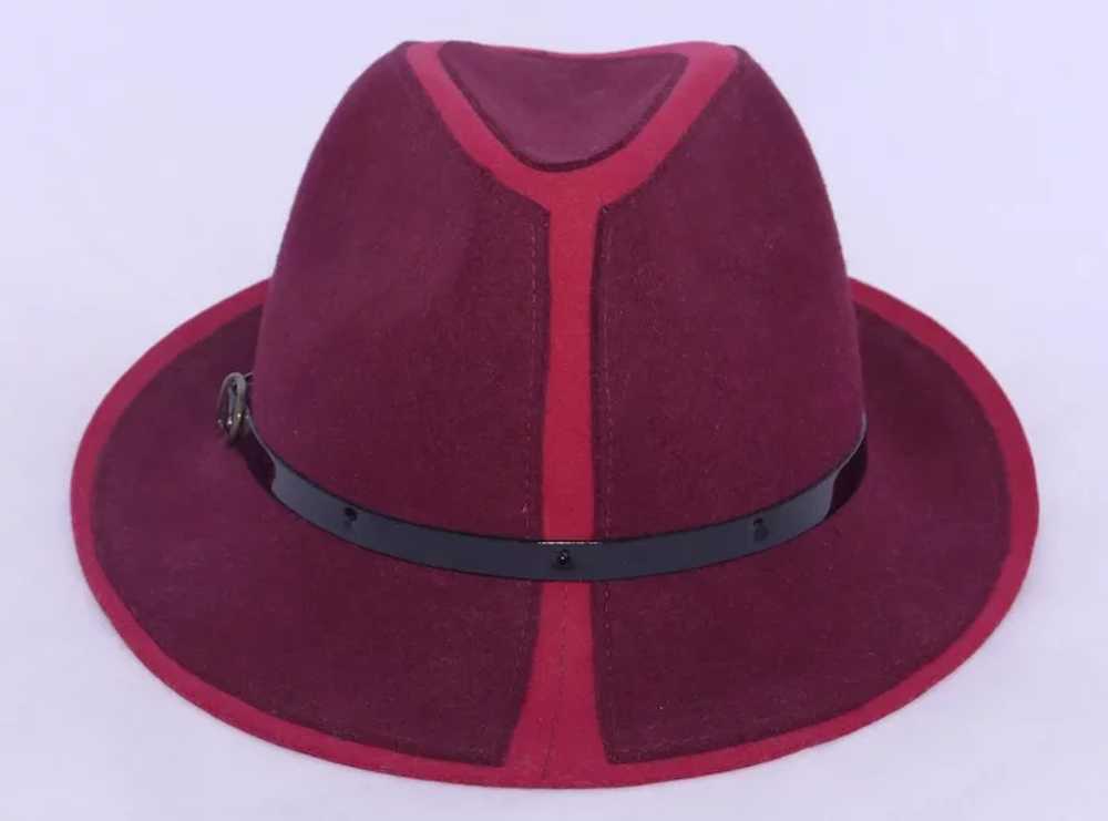 1990s Wool Felt Fedora Hat Sold at Nordstrom - image 5