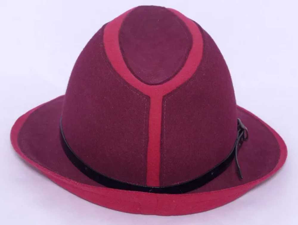 1990s Wool Felt Fedora Hat Sold at Nordstrom - image 6