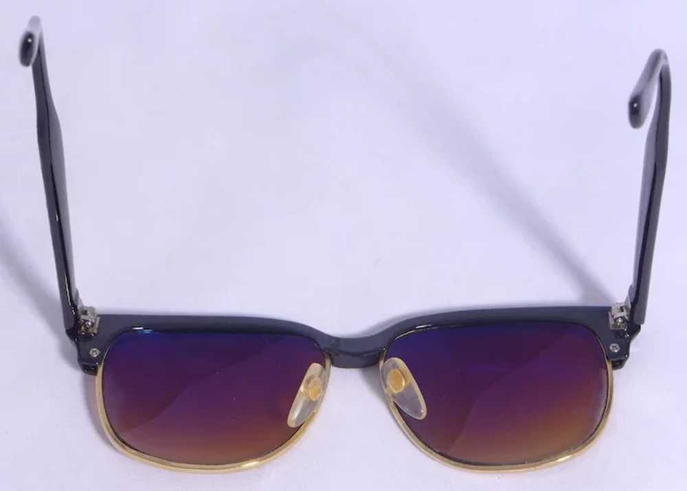 Vintage 1960s Revlon Browline Sunglasses Faux Mot… - image 4