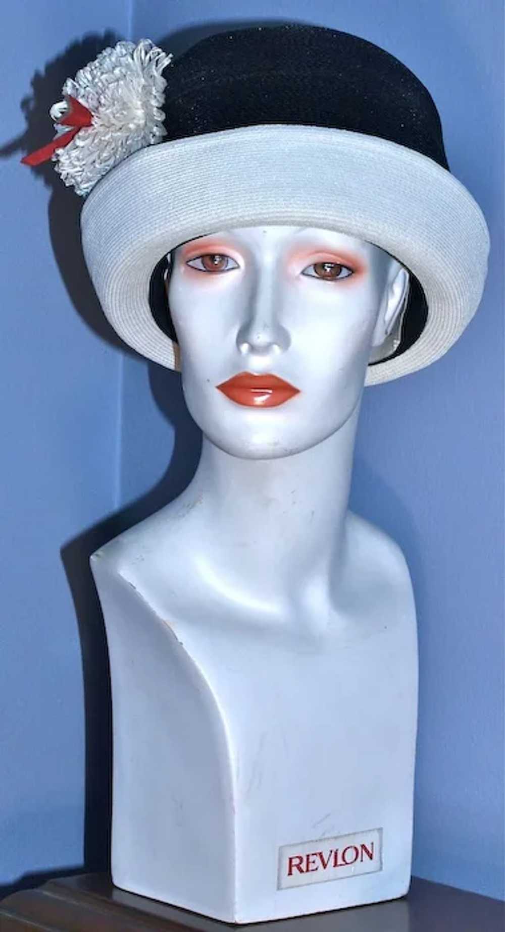 MISS CARNEGIE Flapper Cloche Hat by Hattie Carneg… - image 2