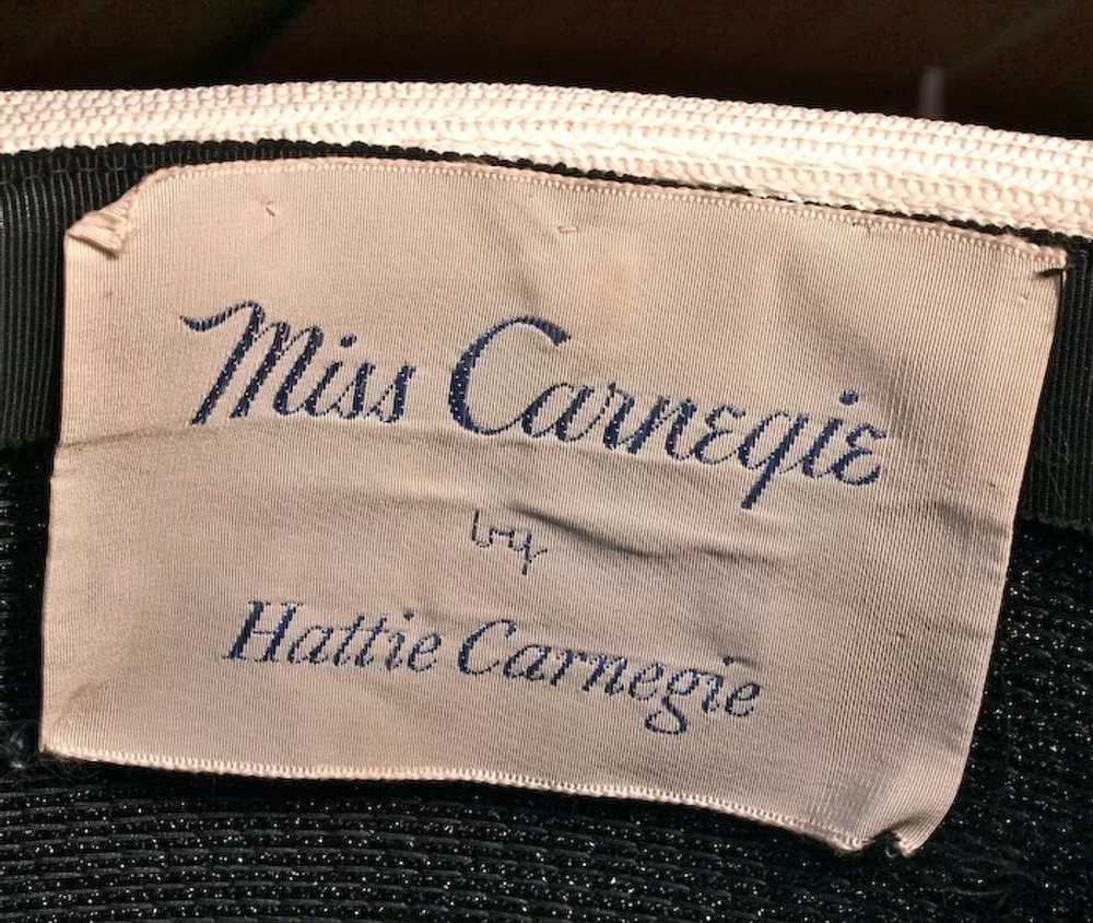 MISS CARNEGIE Flapper Cloche Hat by Hattie Carneg… - image 6