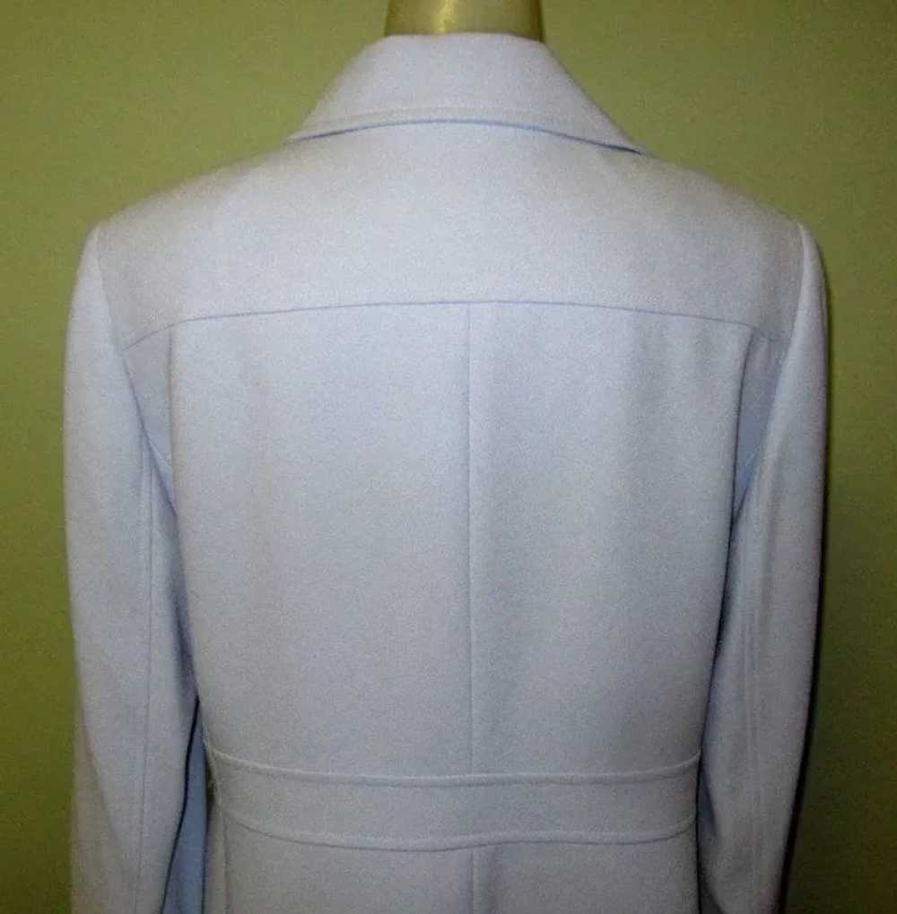 Vintage Tahari Coat, Tailored Spring Blue - image 4