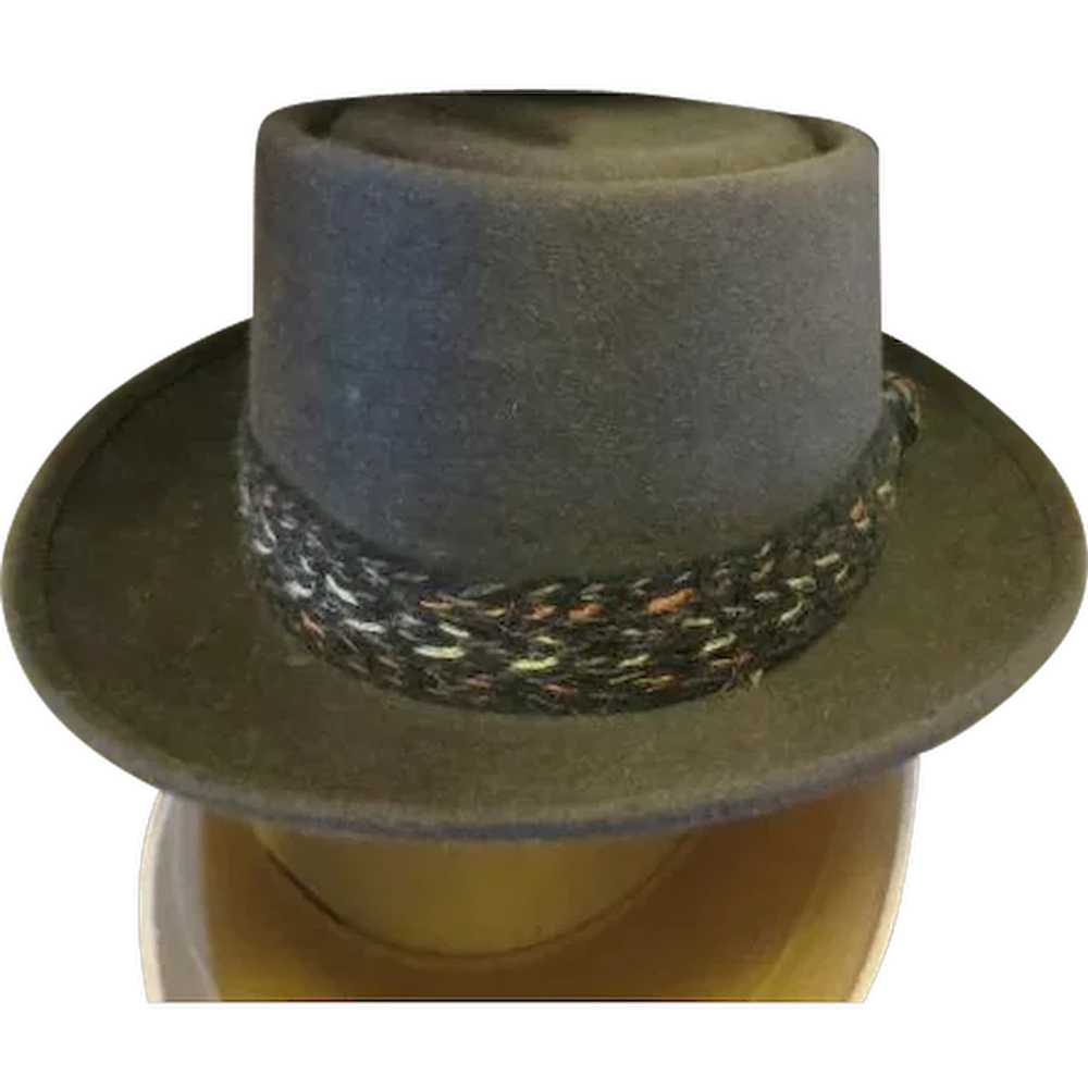 Vintage Mens Dobbs Saks fifth avenue Fedora hat i… - image 1