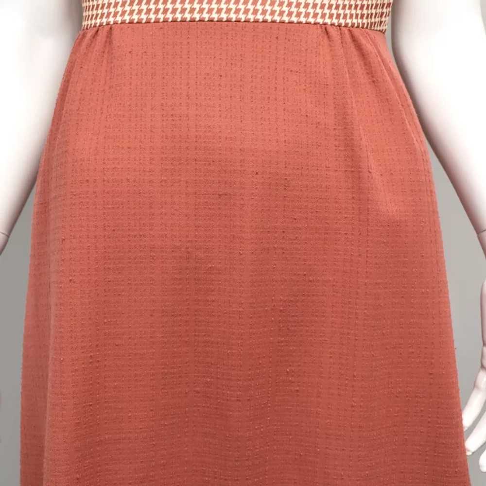 c1960s Lady Carol of New York Coral Houndstooth K… - image 7