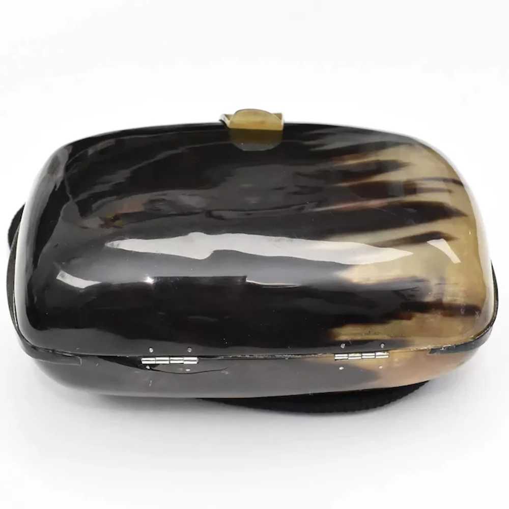 c1970s Simulated Tortoise Shell Lucite Minaudière… - image 7