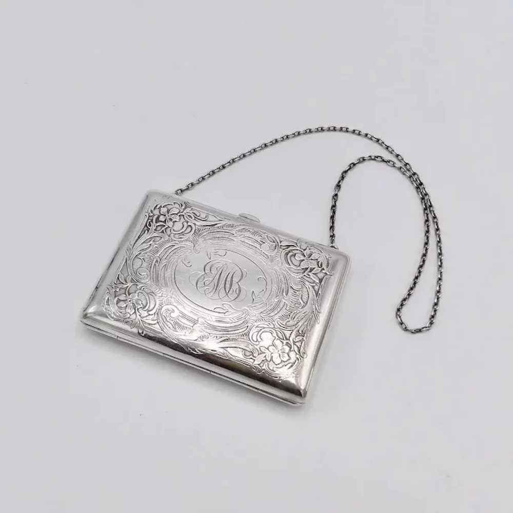 Willian Kerr Sterling Silver Art Nouveau Purse - image 5