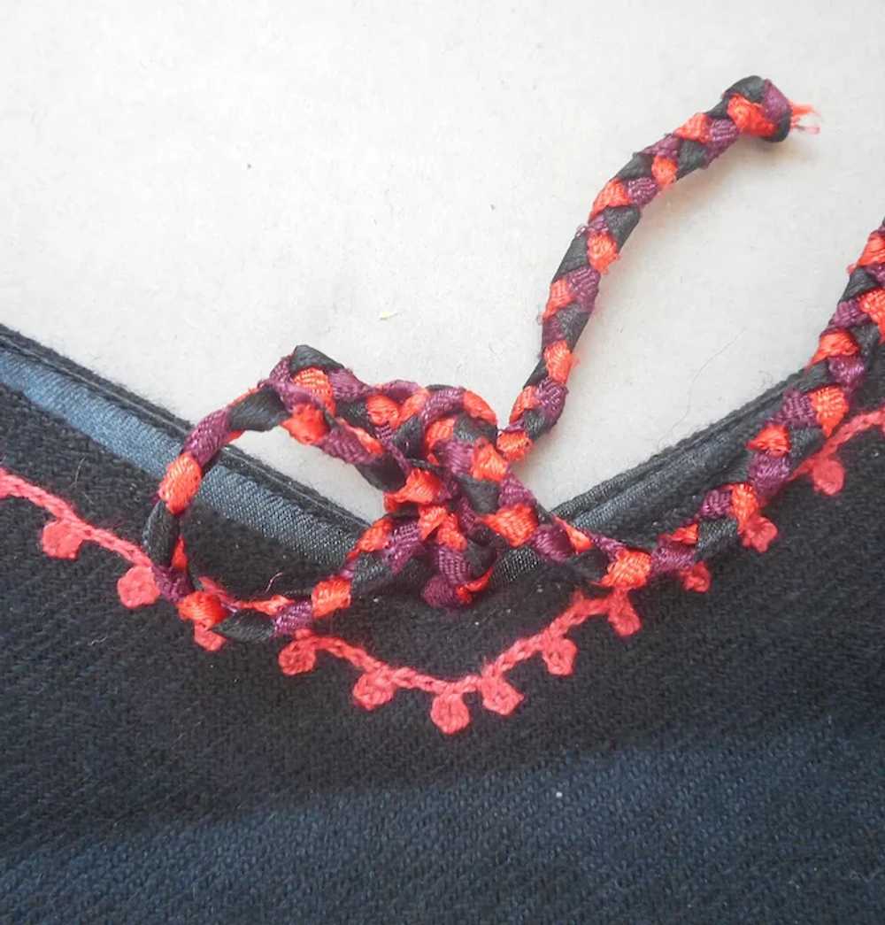 Purse Made From Vintage Kashmiri Wool Embroidery - image 8