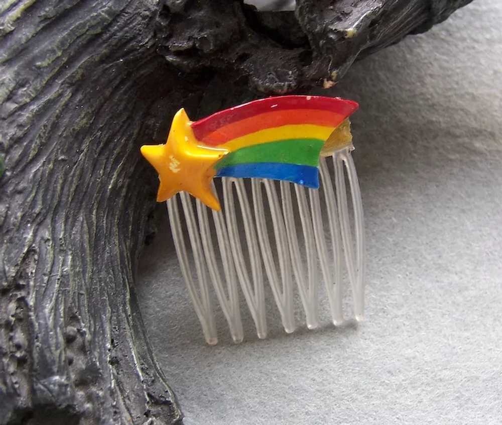 Nine miniature hair combs for doll or child - image 8