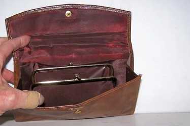 St.Thomas Leather Wallet Clutch with Coin Purse U… - image 1