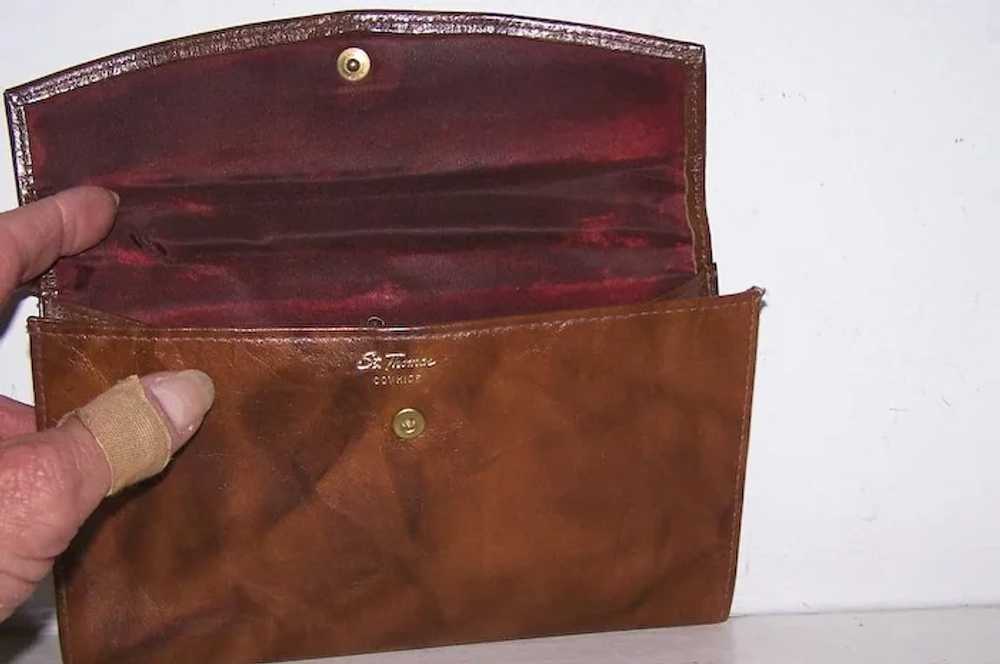 St.Thomas Leather Wallet Clutch with Coin Purse U… - image 3