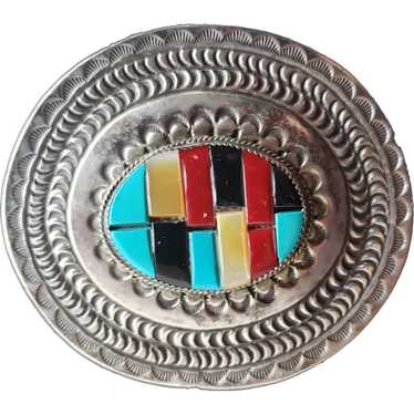 Red Carnelian Sterling Silver Belt Buckle — Leslie Herbert Jewelry