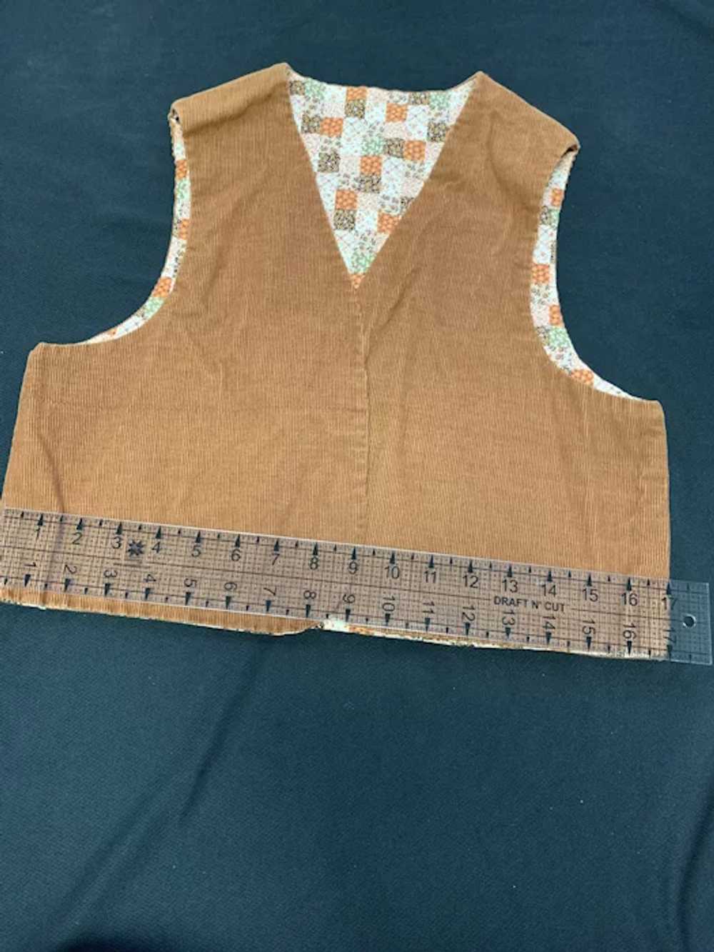 Child's Corduroy Vest Vintage 1970s - image 4