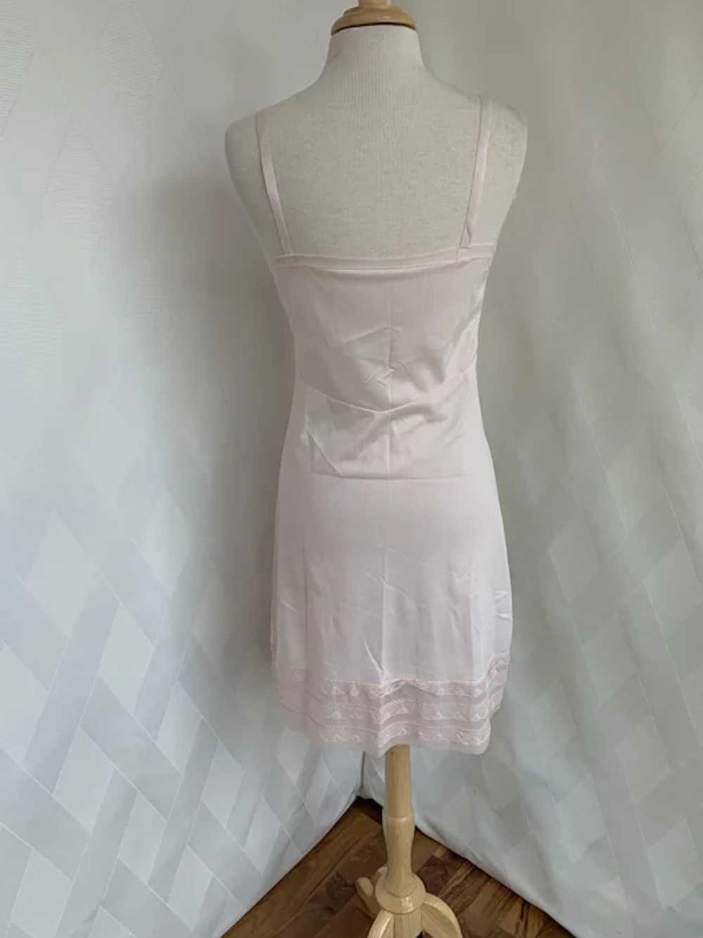 Opalaire 1950s Soft Pink Full Slip - image 4