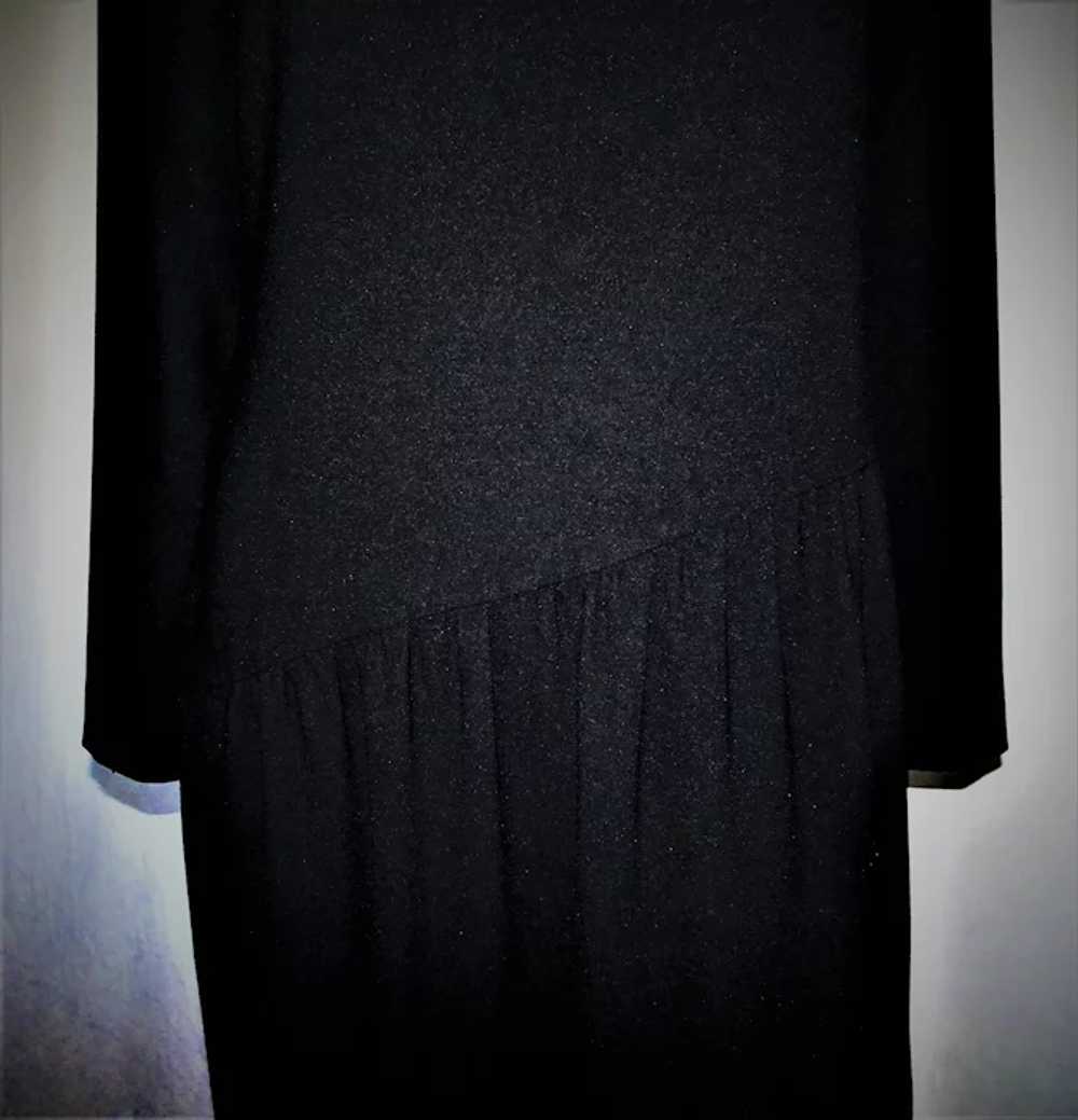 Vintage 1980s Liz Claiborne Black Dress - image 4