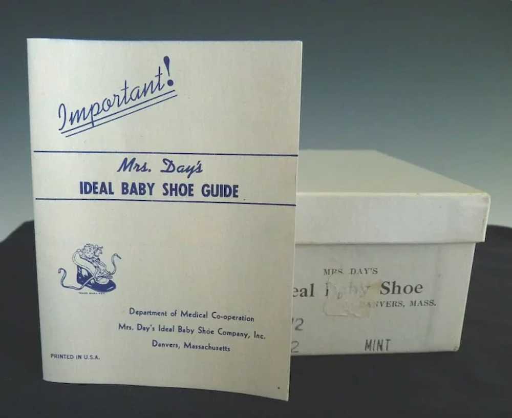 Nursery baby shoes Mrs Days Ideal c. 1950s - image 5