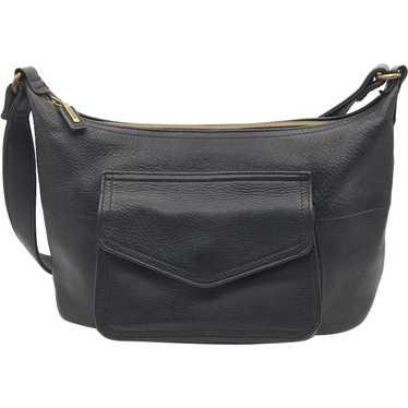 Fossil Black Pebbled Leather Purse