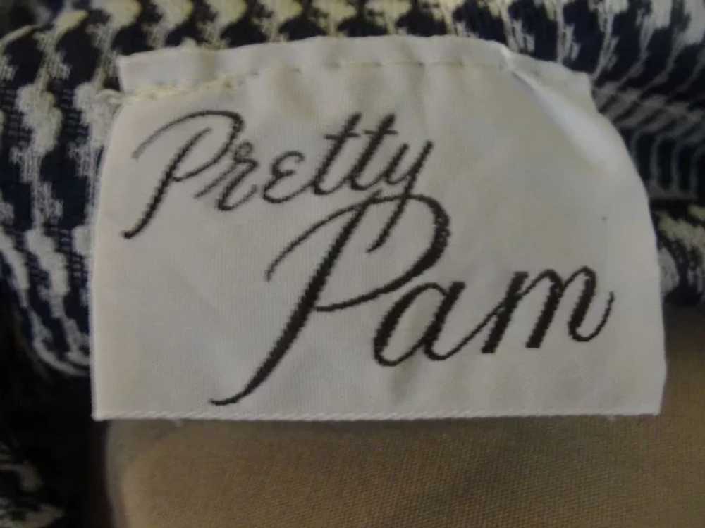 Nautical Navy and White "Pretty Pam" Double Brest… - image 4