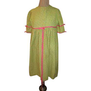 Green with pink Bows Robe - image 1