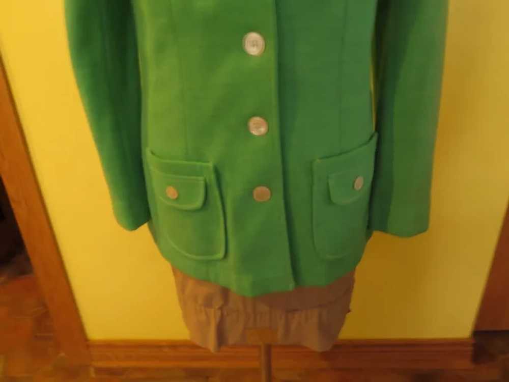 Spring Green Jacket with Stripe Shirt Set - image 3