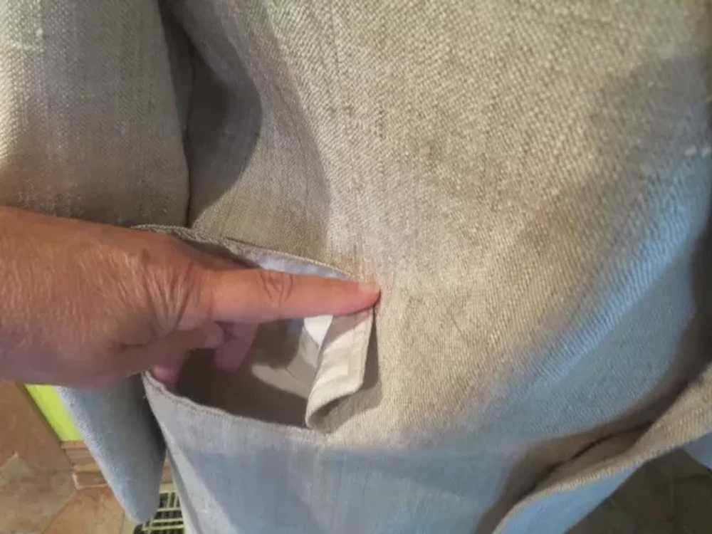 Nubby Texture Linen Jacket - image 3