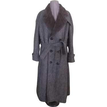 Brown Tweed Extra Warm Overcoat