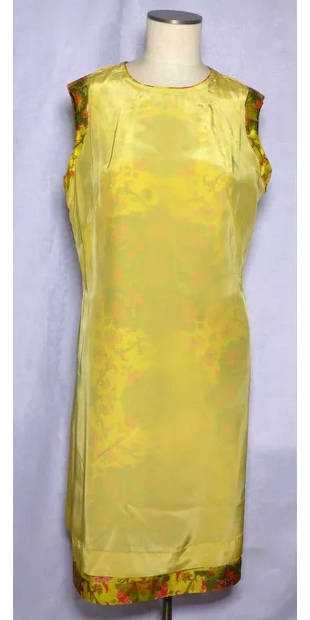 Vintage 1960s Lily Liang Thai Silk Dress Paisley … - image 6