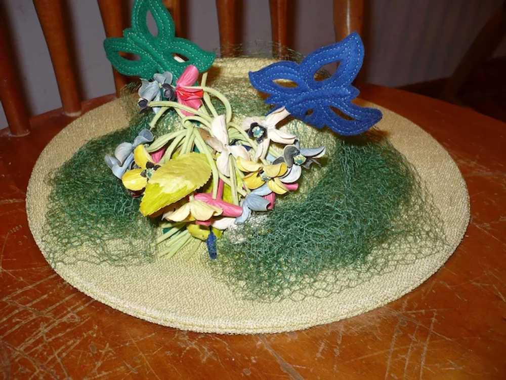 1930's Floral Hat - image 2