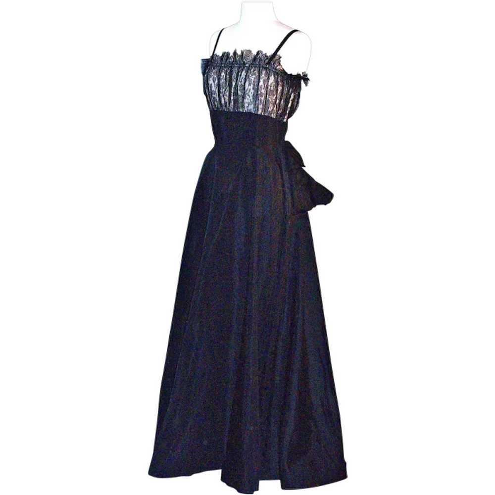 EISENBERG ORIGINAL 1930s Elegant Gown/Dress - Bla… - image 1