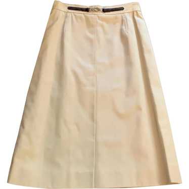 Long khaki 2024 skirts 70s