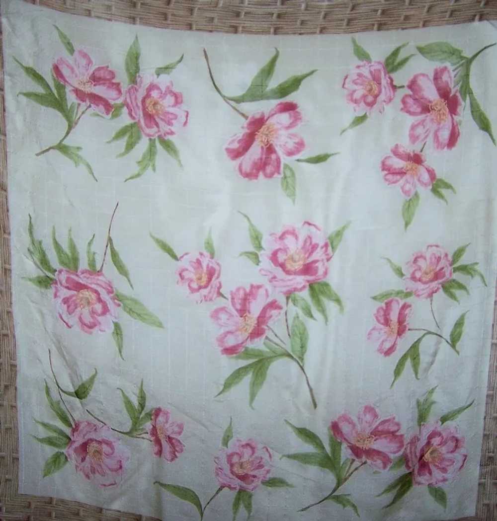 A Delicate Vintage Small Pink Flower Pattern Ladi… - image 2