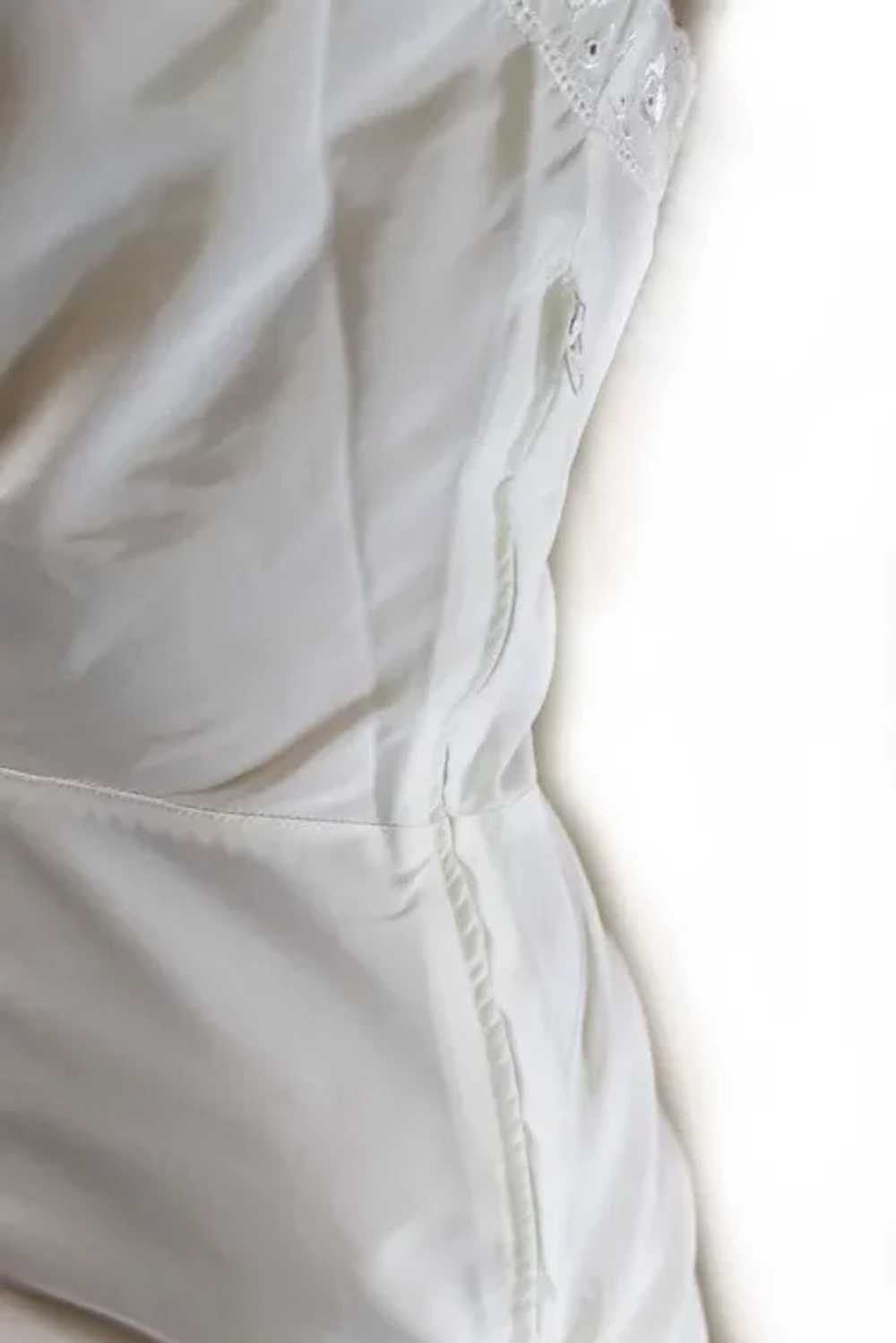 NEW Vintage Barbizon Full Slip Ladies  White TAFR… - image 3