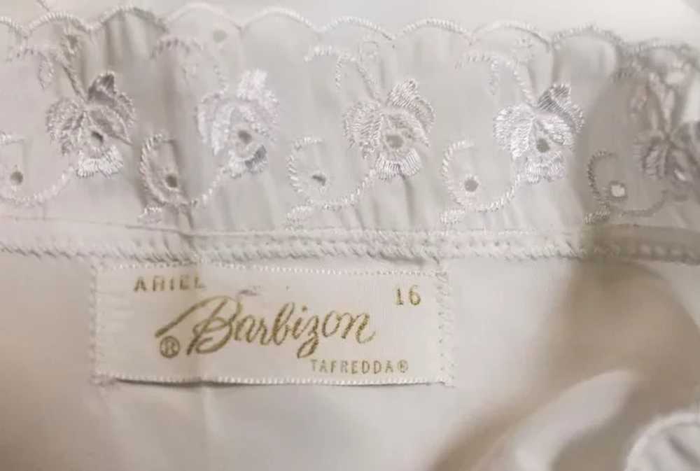 NEW Vintage Barbizon Full Slip Ladies  White TAFR… - image 4