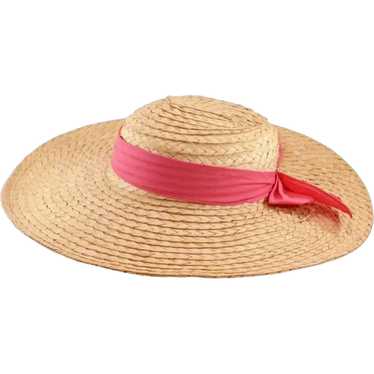 Sweet and Sassy Vintage Straw Sun-Hat