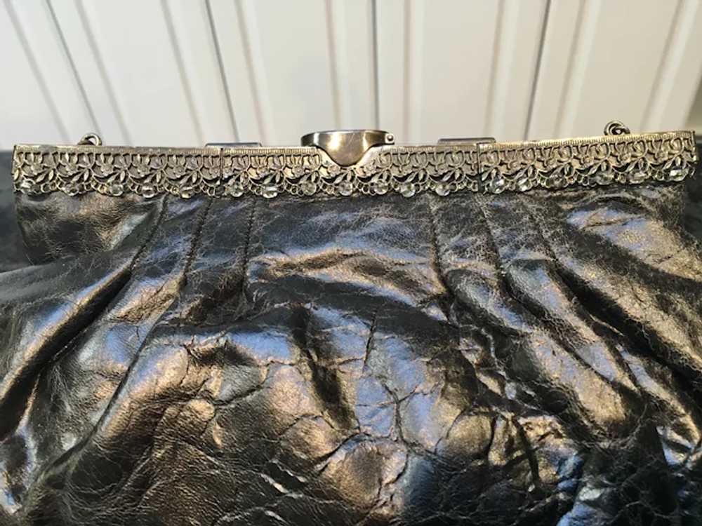 Vintage  Grace Agostino Leather Bag with Unusual … - image 6