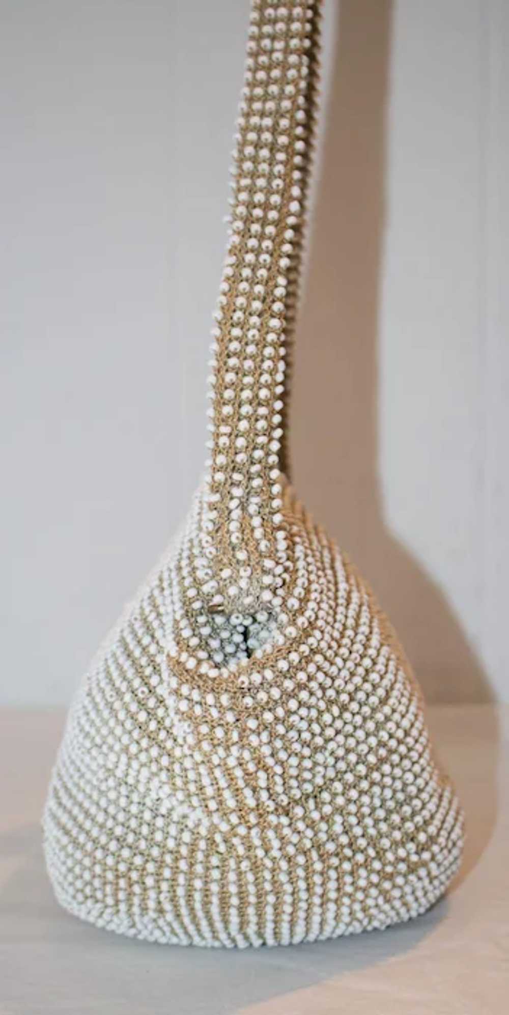 Vintage Bag by Josef Caviar Bead Evening Bag - image 3