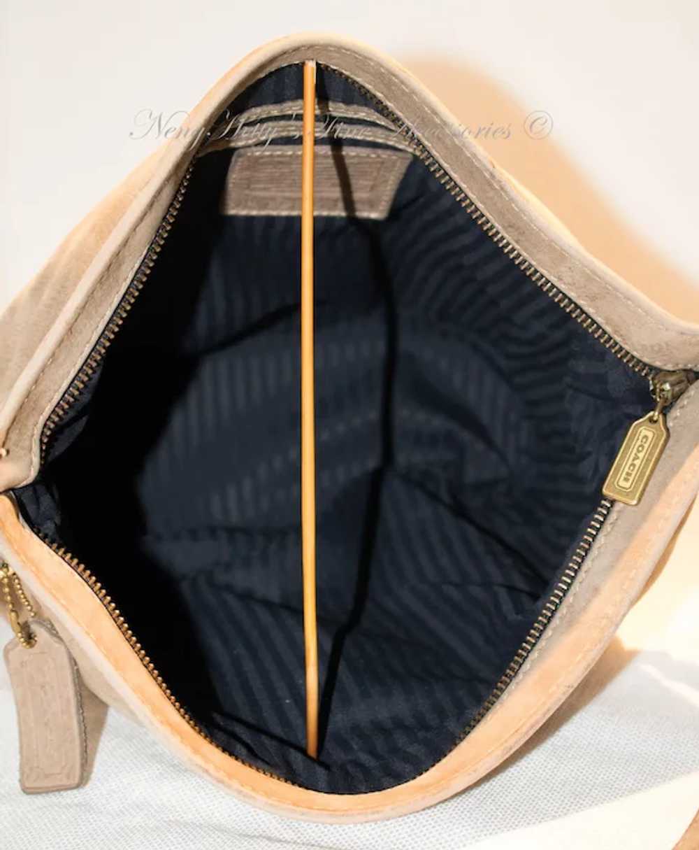 Vintage Coach Sonoma Nubuc Bucket Zip Tote Model … - image 7