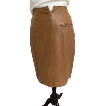 90s vintage leather skirt - Gem