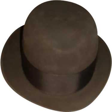 Vintage Like New Dobbs Charcoal Grey Fedora Hat IL