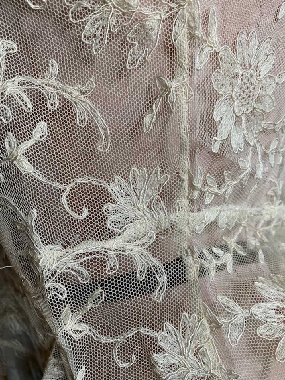 Bella Bordello Antique Edwardian Lace Blouse Ruff… - image 10