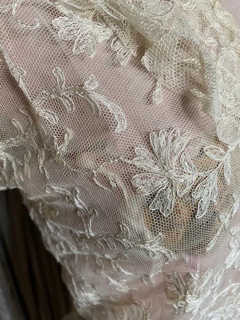 Bella Bordello Antique Edwardian Lace Blouse Ruff… - image 6
