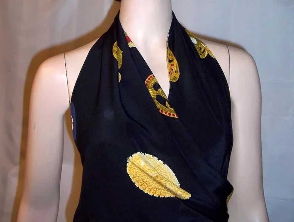 Gianfranco Ferre Printed Silk Modern Day Sarong - image 5